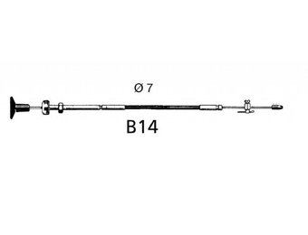 Ultraflex Stopkabel B14