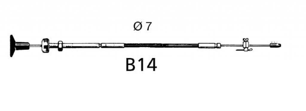 Ultraflex Stopkabel B14