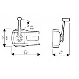 Ultraflex Eenhendel Zijmontage BBM