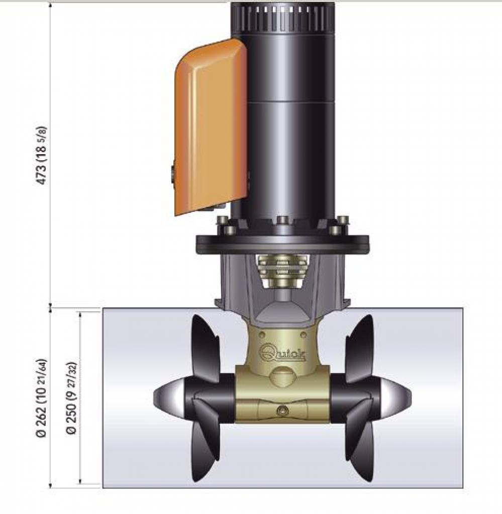 Quick BTQ 250 boegschroeven