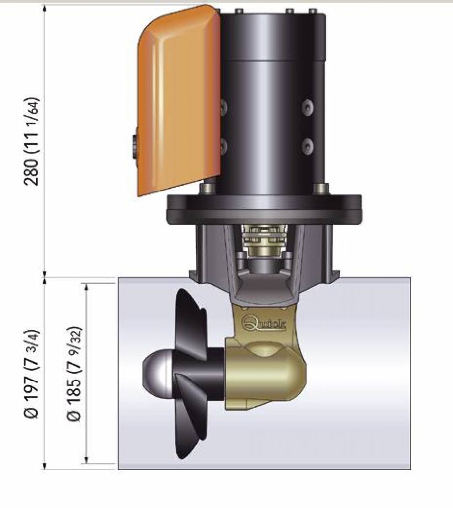 Quick BTQ 185 boegschroeven