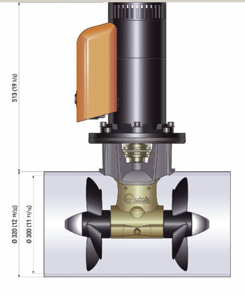 Quick BTQ 300 boegschroeven