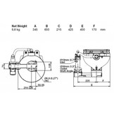 SPX Johnson Handpomp scheepstoilet
