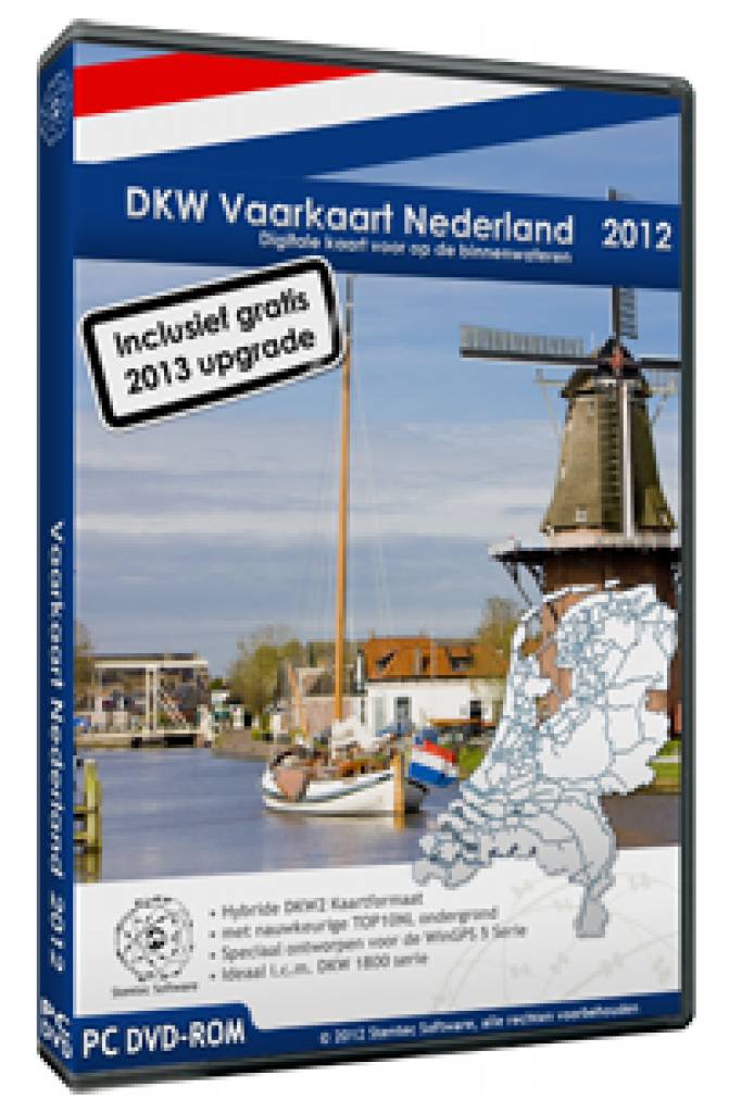 DKW vaarkaart Nederland