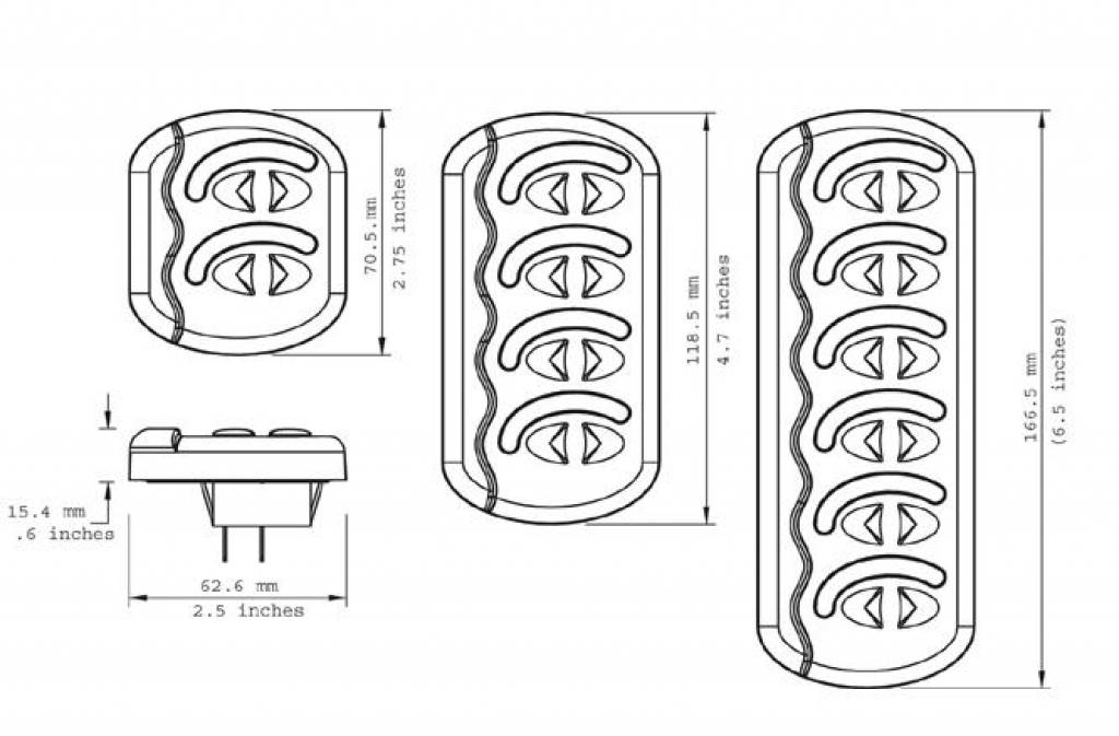 BEP Marine Contour waterdicht schakelpaneel, foto 5 van 5