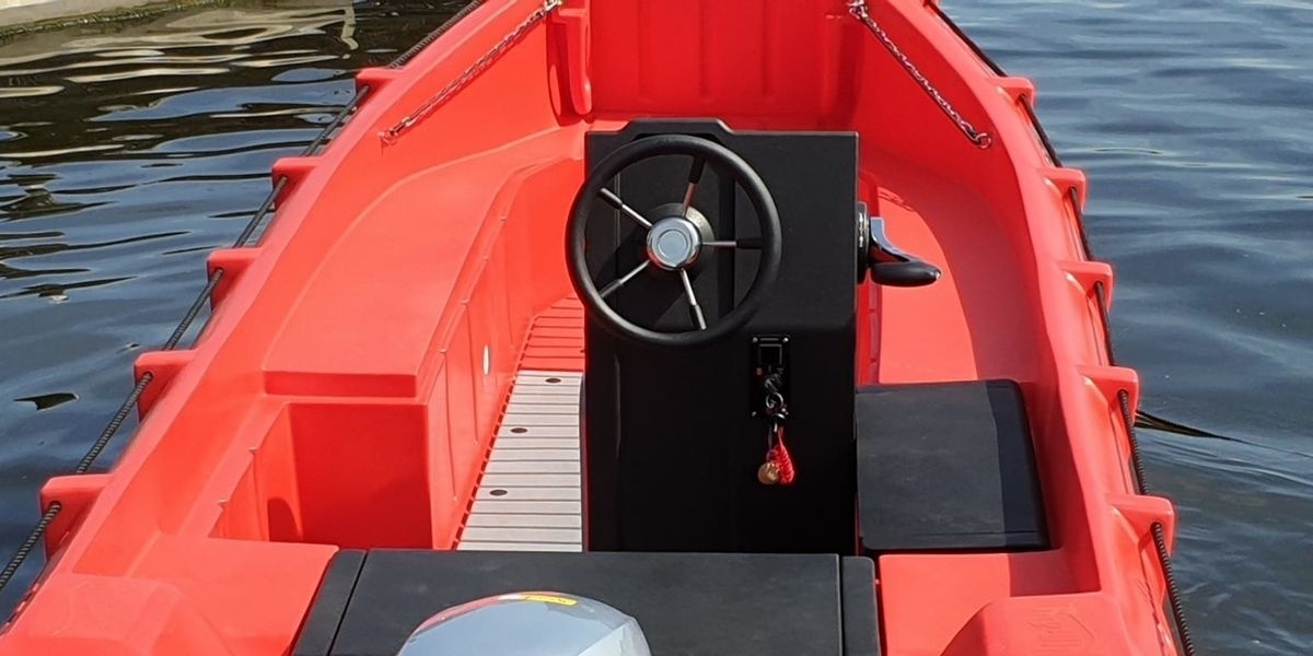 Whaly Stuurconsole zonder stuursysteem smal model, kleur zwart Whaly 455/500