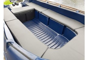 Whaly Kussen set diamante antraciet met bies (Whaly 270)