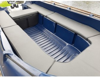 Whaly Kussen set diamante antraciet met bies (Whaly 435)