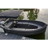 Whaly RVS Rugleuning met diamante kussen met bies Whaly 450 classic