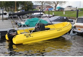 Whaly Biminitop voor montage in combinatie met navigatiebeugel, kleur zwart (Whaly 500)