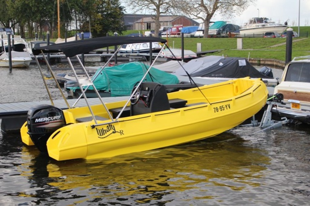 Whaly Biminitop voor montage in combinatie met navigatiebeugel, kleur zwart (Whaly 500)