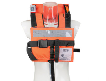Besto compact passenger adult 43+ kg geel backstrap + crotch