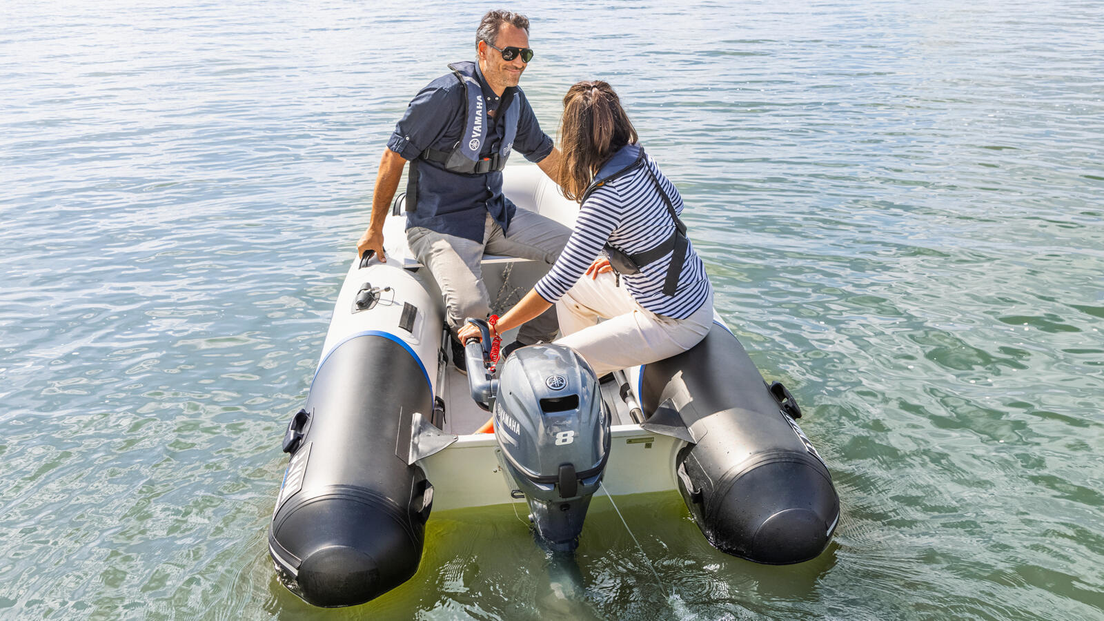 Yamaha YAM 270 TAf - aluminium bodem