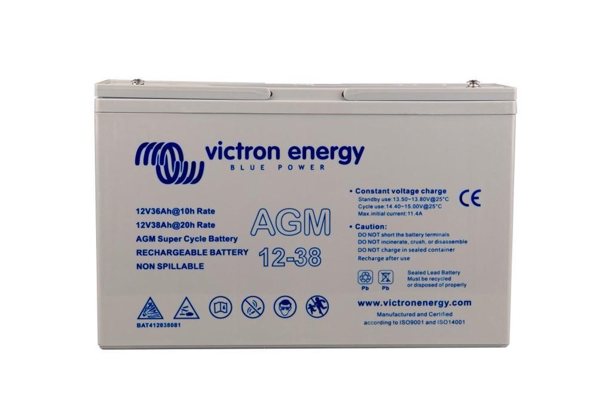 Victron AGM Super cycle 12V/38Ah (M5)
