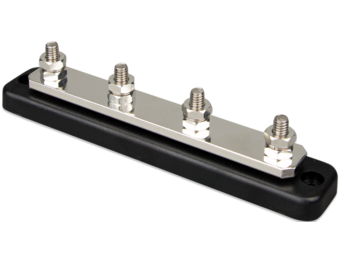 Victron DC Verdeelrail 250A 4x M8 met ABS kap