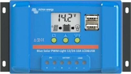 Victron BlueSolar PWM 12/24V-10A LCD&USB