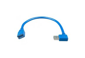 Victron USB extension kabel 0,3m one side right angle