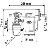Marco UP9/A automatische pomp 14 L/MIN