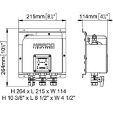 Marco OCS3/E elektronisch olieverversingssysteem - 3 BSP-kleppen 12/24V