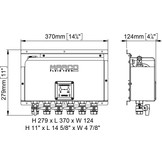 Marco OCS6/E elektronisch olieverversingssysteem - 6 BSP-kleppen 12/24V