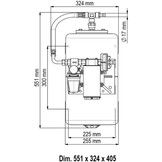 Marco Hydrofoorpomp UP12 24V + Drukvat