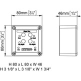 Marco SB-UV controlepaneel voor geluidsinstallatie