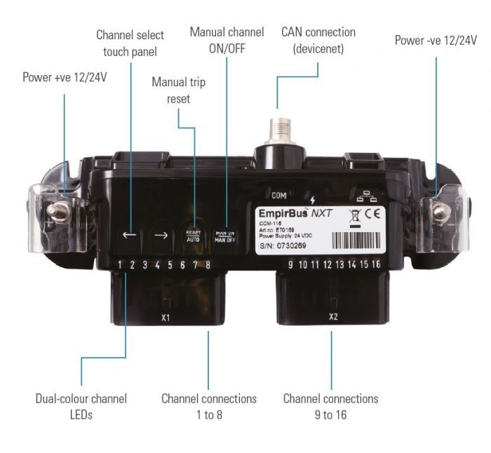 Raymarine CCM-116 W Circuit controlemodule