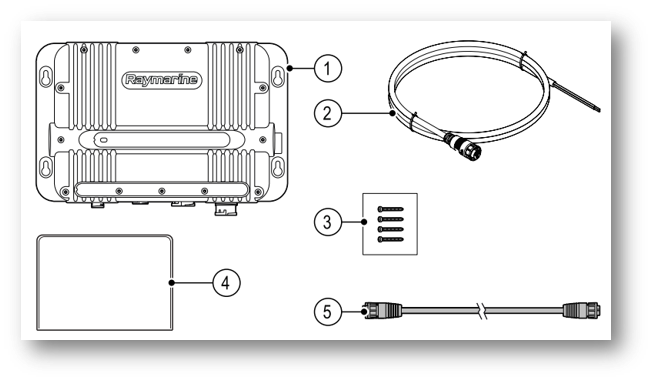 Raymarine RVX1000 RealVision Black Box 1kW Sonar, DownVision, SideVision en RealVision 3D Sonar