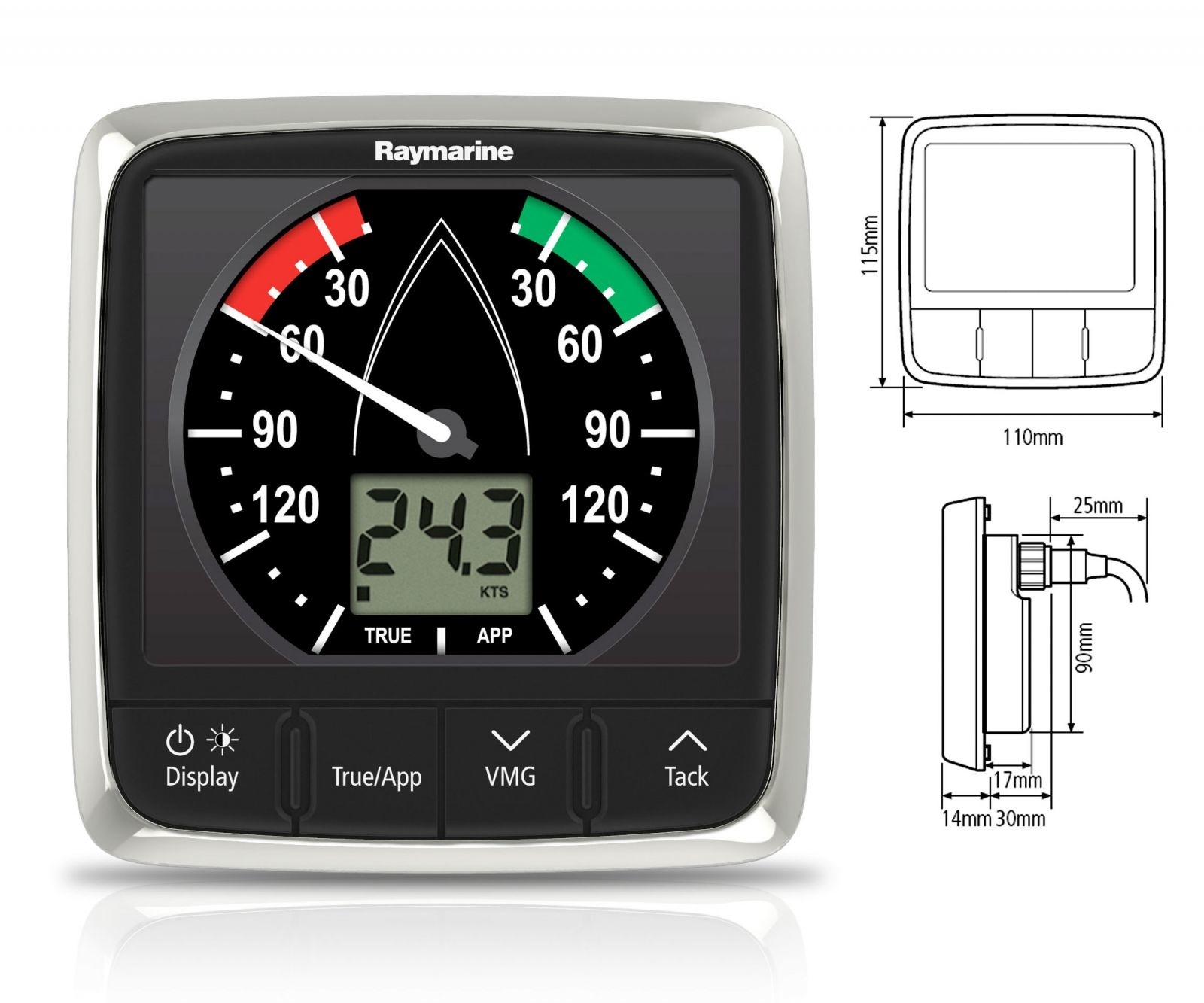 Raymarine i60 Winddisplay (Analoog), foto 2 van 2