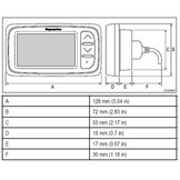 Raymarine i40 Dieptedisplay
