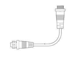 Raymarine Adapterkabel voor draadloze HUB bij Ray63/73. 22cm