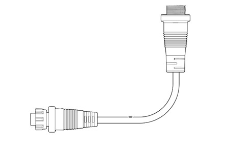 Raymarine Adapterkabel voor draadloze HUB bij Ray63/73. 22cm