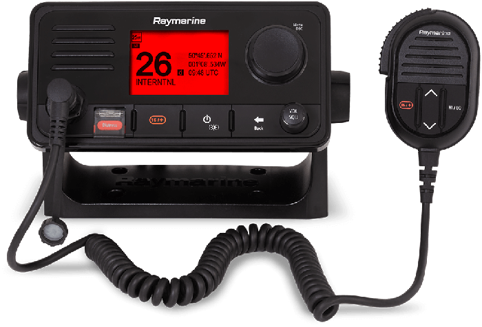 Raymarine Ray73 Marifoon met geïntegreerde GPS en AIS ontvanger