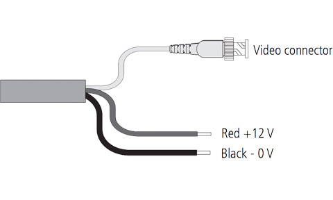 Raymarine CCTV voedingadapterkabel