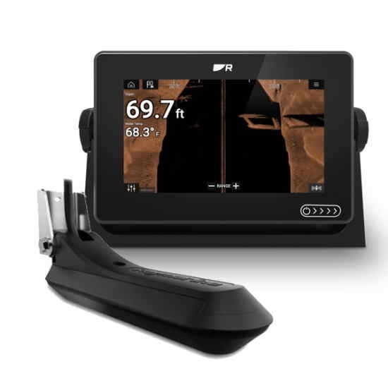 Raymarine AXIOM+9 RV , 9" Multifunctioneel display met geïntegreerde RealVision 3D, 600W sonarmodule, RV-100 spiegeltransducer