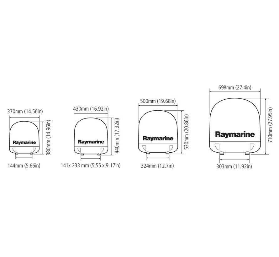 Raymarine 45STV B4 zelfzoekende satelliet TV schotelantenne met AutoSkew voor EU. Zonder GPS. (vervangt E70151)