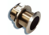B60 Bronzen Low Profile ThruHull diepte transducer, 16-24°hoek. 600W, incl. 9mtr kabel