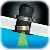 Raymarine B60 Bronzen Low Profile ThruHull diepte transducer, 16-24°hoek. 600W, incl. 9mtr kabel