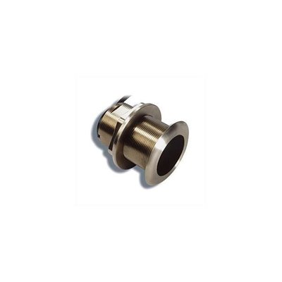 Raymarine B60 Bronzen Low Profile ThruHull diepte transducer, 8-15° hoek. 600W, incl. 9mtr kabel