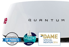 Raymarine Quantum Q24C 45 cm radar met 10mtr voedingskabel en 10mtr datakabel