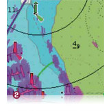 Raymarine Quantum Q24C 45 cm radar met 10mtr voedingskabel en 10mtr datakabel