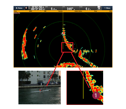 Raymarine Quantum Q24C 45 cm radar met 10mtr voedingskabel en 10mtr datakabel, foto 5 van 6