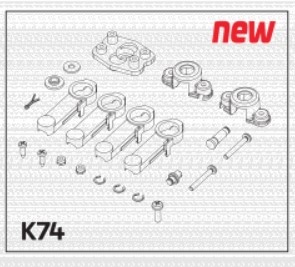 Ultraflex Verbindingsset K74 voor C2 C5 en Machzero