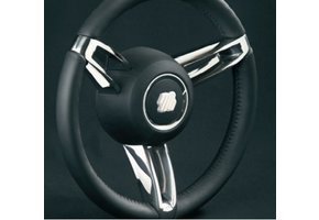 Ultraflex Boccanegra stuurwiel zwart 350mm