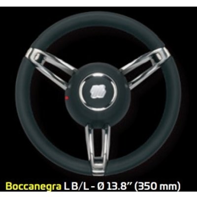 Ultraflex Boccanegra stuurwiel zwart 350mm