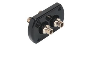 Ultraflex Dekdoorvoer dubbel R9 met fittingen zwart