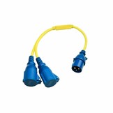 Victron Splitter Cord 16A/250V CEE/2 x CEE