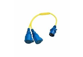 Victron Splitter Cord 16A/250V CEE/2 x CEE