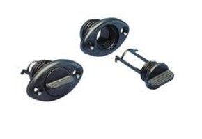  Lensplug ovaal zwart