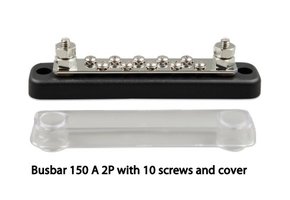 Victron Busbar 150A 2P met ABS kap